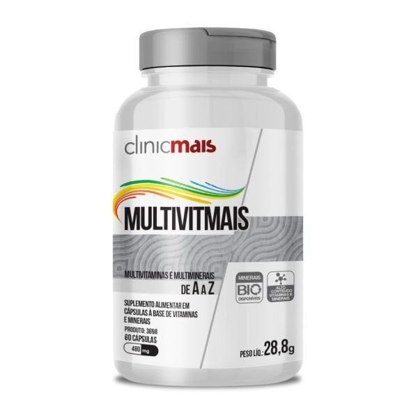 MultiVitmais - 60 Cápsulas - ClinicMais