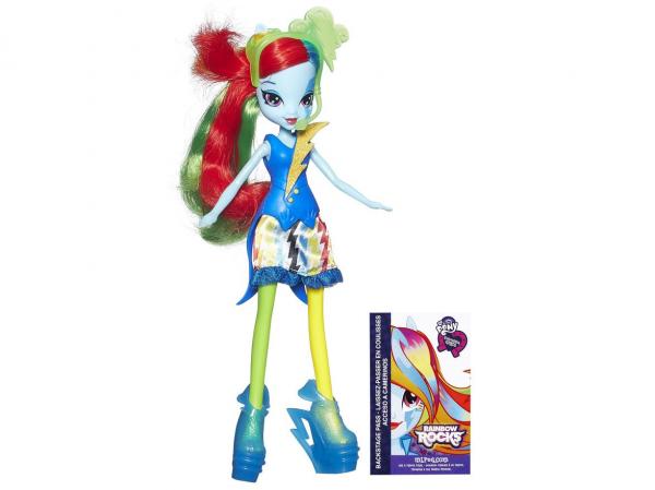 Tudo sobre 'My Little Pony Equestria Girl Rainbow Dash - Hasbro com Acessórios'