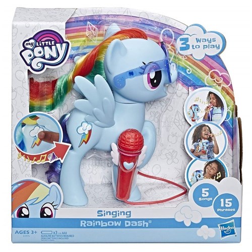 My Little Pony Rainbow Dash que Canta E1975-Hasbro