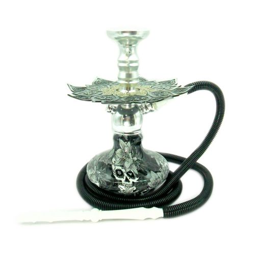 Tudo sobre 'Narguile Md Hookah (e Rosh) em Alumínio Maciço, Vaso Santa Muerte, Mangueira Go Hose, Prato Athenas'