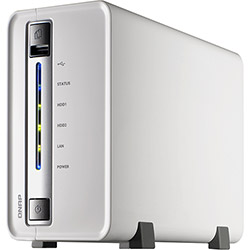 NAS/Storage com Capacidade de 2 HDs - TS-210 QNAP Branco