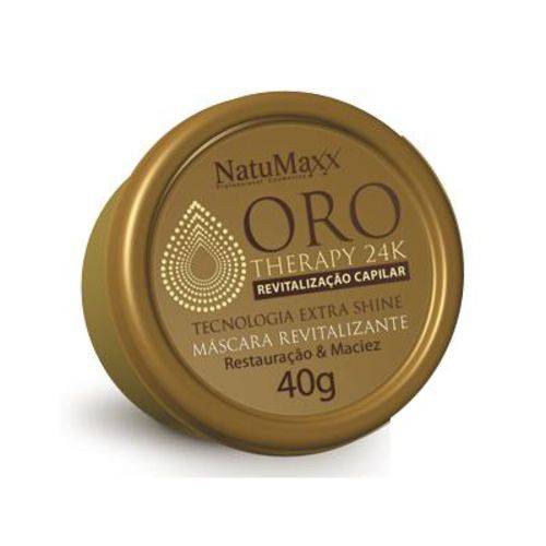 Tudo sobre 'NatuMaxx Oro Therapy 24k Máscara Revitalizante 40g'