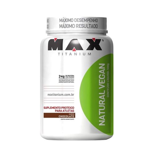Natural Vegan 500g - Chocolate - Max Titanium