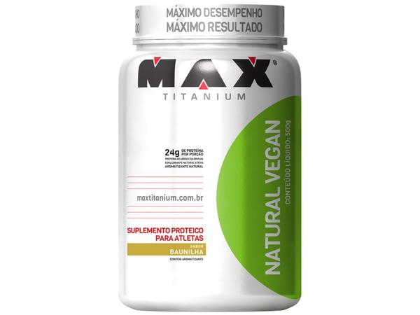 Natural Vegan Baunilha 500g - Max Titanium