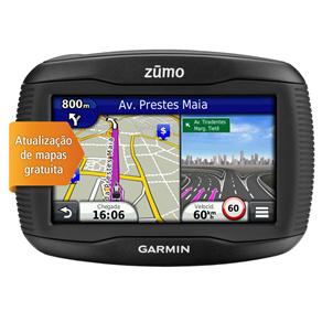 Navegador GPS Garmin Zumo 350LM para Motos com Tela Touch Screen 4,3”, Bluetooth, Atualizações Gratuitas de Mapa e Localização de Radares
