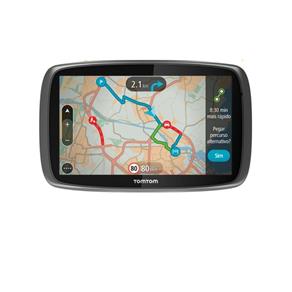 Navegador GPS Go 600 TomTom, Mapas do Brasil & EUA, Tela 6", 8GB, Preto