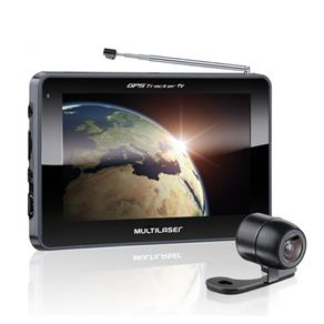 Navegador GPS Multilaser 4.3 - Tracker III GP035 Câmera de Ré e TV Digital