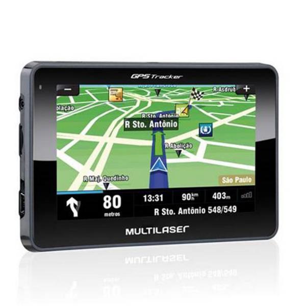Navegador GPS Multilaser Tracker III GP033 Tela 4,3 Preto