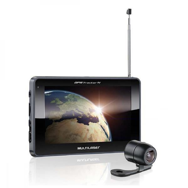 Navegador Gps Multilaser Tracker Iii Tela 7.0 Pol. com Câmera de Ré Tv Digital - GP039