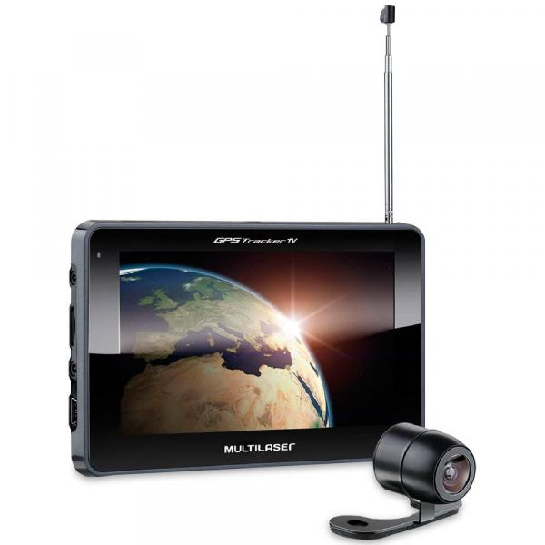 Navegador GPS Multilaser Tracker III Tela 7.0pol com Câmera de Ré TV Digital - GP039