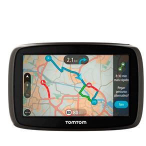 Navegador GPS TomTom Go 50 Brasil com Tela de 5” - Preto