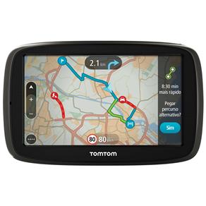 Navegador GPS TomTom Go 60 Brasil com Tela de 6” - Preto