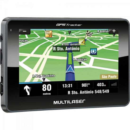 Navegador GPS Tracker III Tela 4.3 GP033 Preto Multilaser