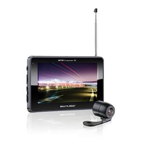 Navegador GPS Tracker III Tela 5.0" com Câmera de Ré e Tv Digital + Radio FM GP037 Multilaser