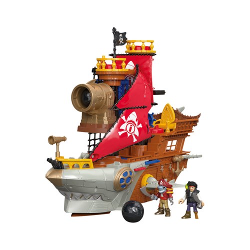 Navio Pirata Tubarão Imaginext Mattel Dhh61