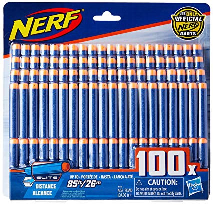 Nerf Dardos Elite Pack 100 - B1565 Nerf Nerf Dardos Elite Pack 100 - B1565 Azul - Hasbro
