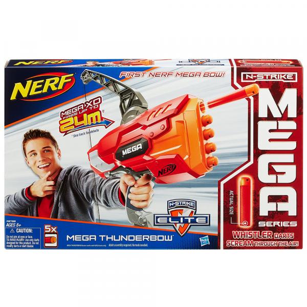 Nerf - Lança Dardos Mega Thunderbow - Hasbro