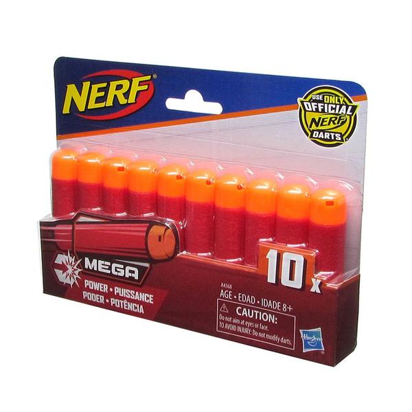 Nerf Refil N-Strike Mega Dardos com 10 Dardos - Hasbro