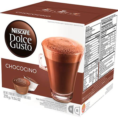 Tudo sobre 'Nescafé Dolce Gusto Chococino - 16 Cápsulas (8 Chocolate + 8 Leite) - Nestlé'