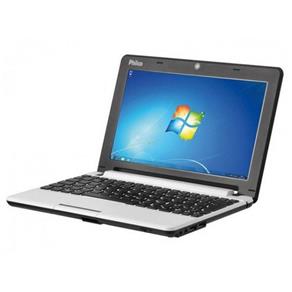 Netbook Philco 10D-B123WS Branco 2GB 320GB com Intel Atom Dual Core Wireless LED 10`` Windows 7 Starter