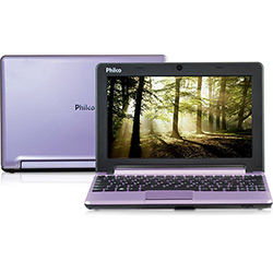 Netbook Philco 10D-L123LM com Intel Atom Dual Core 2GB 320GB LED 10'' Lavanda Linux