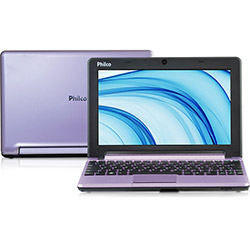 Netbook Philco 10D-L123LM com Intel Atom Dual Core 2GB 320GB LED 10'' Lavanda Linux