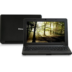 Netbook Philco 10D-P123LM com Intel Atom Dual Core 2GB 320GB LED 10'' - Preto - Linux