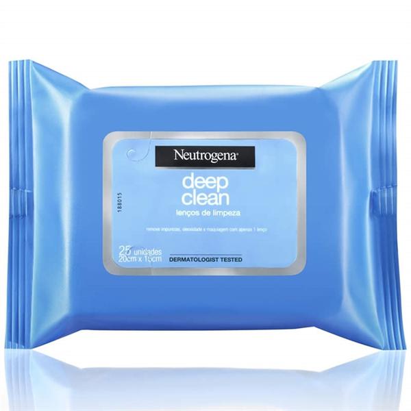 Neutrogena Deep Clean - Lenços de Limpeza 25 Unidades