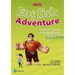 New English Adventure 3 - Student's Book With Workbook - Pearson - Elt