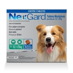 Nex Gard - Antipulgas e Carrapatos - Cães de 10,1 a 25 kg - 3 tabletes