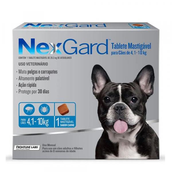 Nexgard Cães 4,1 a 10kg - Bcs
