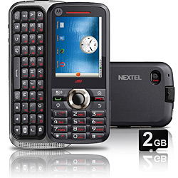 Nextel I886 Preto - Iden C/ Teclado QWERTY, GPS, Câmera 2MP, Filmadora, MP3 Player, Bluetooth, Fone, Cabo de Dados e Cartão 2GB - Nextel