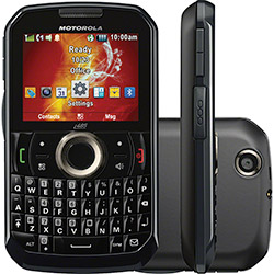 Nextel Motorola I485, Preto - Câmera 2.0MP, GPS, Teclado Qwerty, MP3 Player, Bluetooth, Memória Interna 150MB