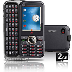 Nextel Motorola I886 Preto - Câmera 2MP, Memória Interna 150MB e Cartão de Memória 2GB