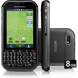 Nextel Motorola Titanium Android 2.1 TouchScreen QWERTY Wi-Fi GPS Câm 5MP 8GB - Nextel