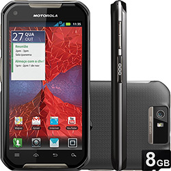 Nextel Motorola XT626 Iron Rock Preto Android 3G - Câmera 8MP Wi Fi GPS Memória Interna 1GB e Cartão de Memória 8GB