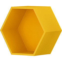 Nicho Decorativo Hexagonal Leblon Amarelo - Orb