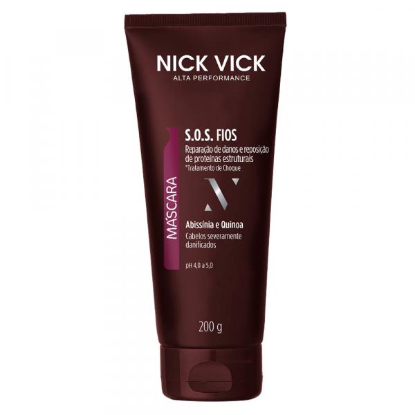 Nick Vick Pro-Hair S.O.S Fios Abssinia e Quinoa - Máscara de Reconstrução
