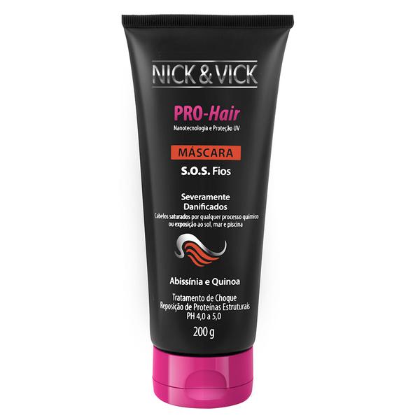 Nick Vick Pro-Hair S.O.S Fios Abssinia e Quinoa - Máscara de Reconstrução