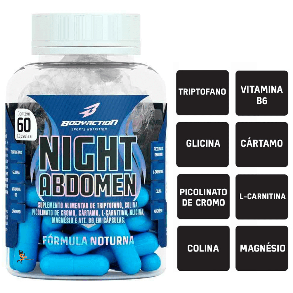 Night Abdomen 60 Caps - Bodyaction