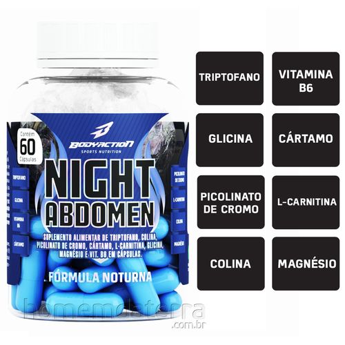 Night Abdomen Body Action (triptofano) - 60 Cápsulas