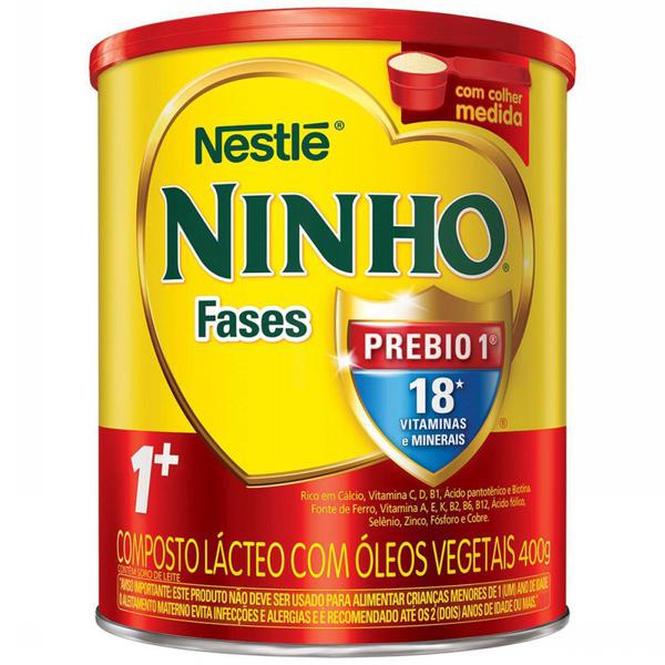 Ninho 1+ Fases 400g- - Nestlé