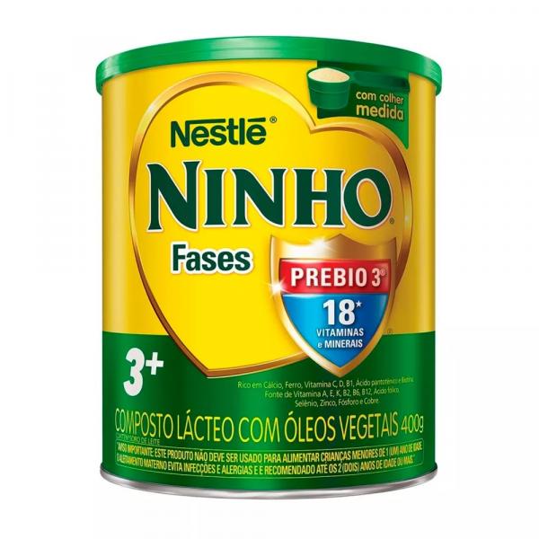 Ninho Fases 3+ Composto Lácteo - 400g - Nestle