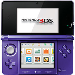 Nintendo 3DS - Midnight Purple Console Portátil