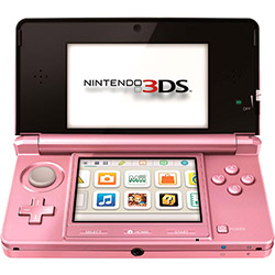 Tudo sobre 'Nintendo 3DS - Pearl Pink Console Portátil'