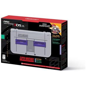 Nintendo New 3DS XL - Super NES Edition C/ Mario Kart