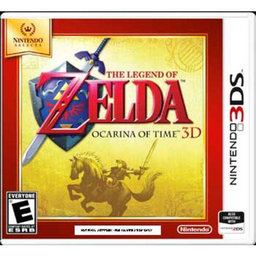 Tudo sobre 'Nintendo Select The Legend Of Zelda Ocarina Of Time 3d - 3ds'