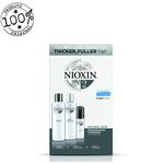 Nioxin System 2 Kit P/ Cabelos Naturais Com Afinamento Avançado - 3 Pçs