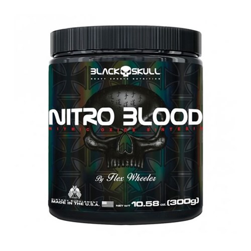 NITRO BLOOD 10.58 Oz. (300g) - BLACK SKULL - 7898939077550