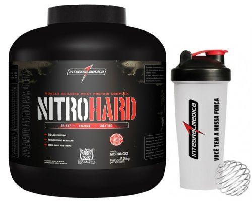 Nitro Hard Darkness - Morango 2300g + Coqueteleira - Integralmédica - Integralmedica